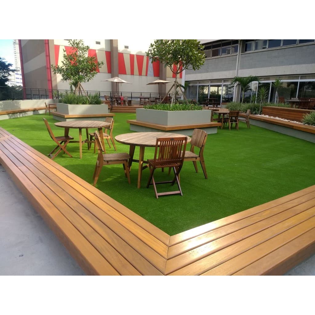 Grama Sintética 12mm (3m²) Para Jardim e Áreas Internas 3m x 1m