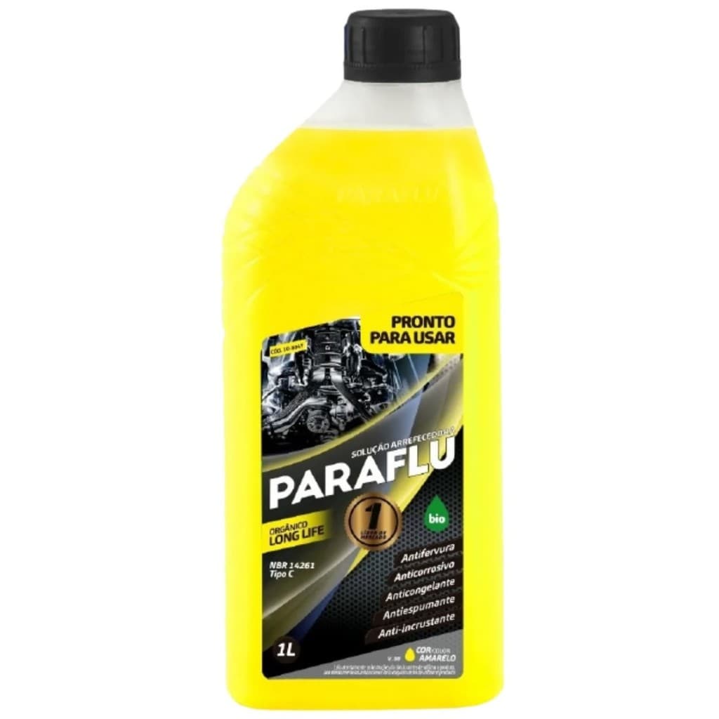 Aditivo Radiador Pronto Uso Paraflu Amarelo Orgânico 1l