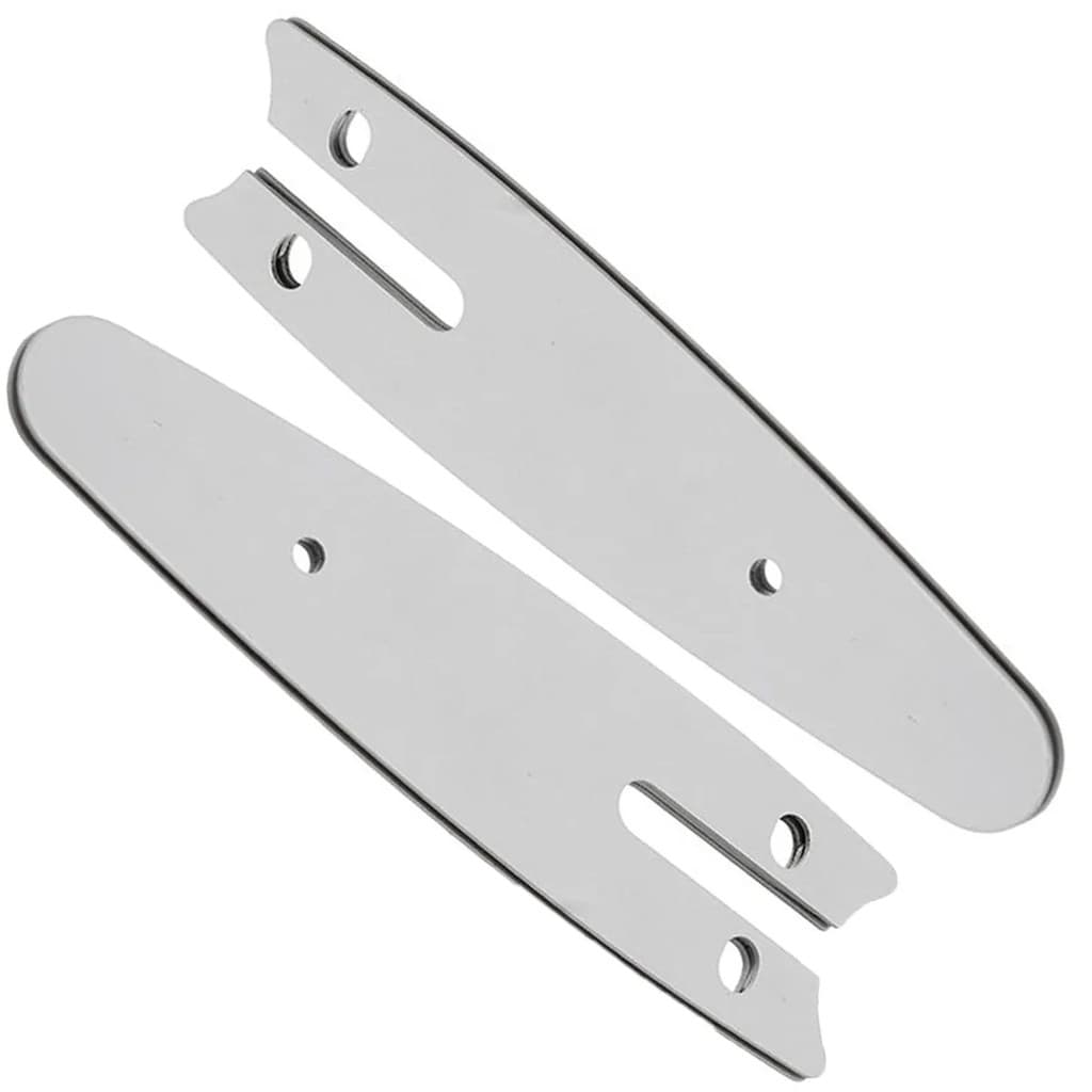 Sabre Placa Guia de Mini Motosserra 4 Polegadas Kit 2 Unidades Ferramenta Reposiçao Jardinagem