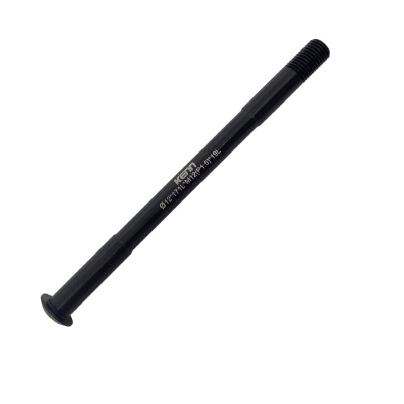 Eixo Traseiro Passante Bicicleta Kenn 12x177mm com rosca m12 1.5mm Porca/Arruela