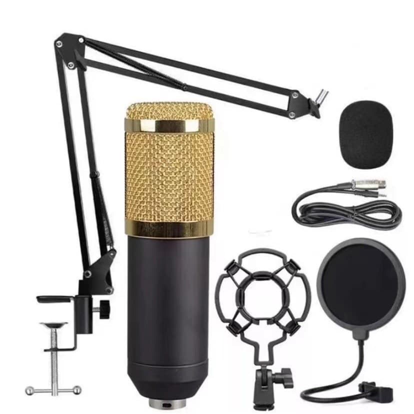 Microfone Condensador Profissional Canto Podcast