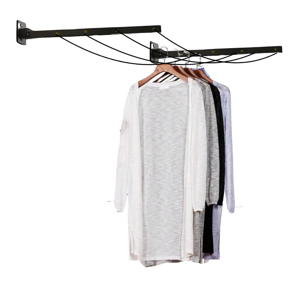 Varal Parede Dobrável Profissional De Roupas Camisetas Masculina e Feminina