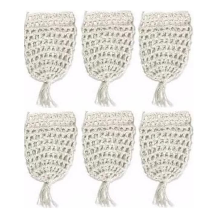 Jogo De Rede Caçapa P/ Mesa Bilhar Sinuca Macrame Especial