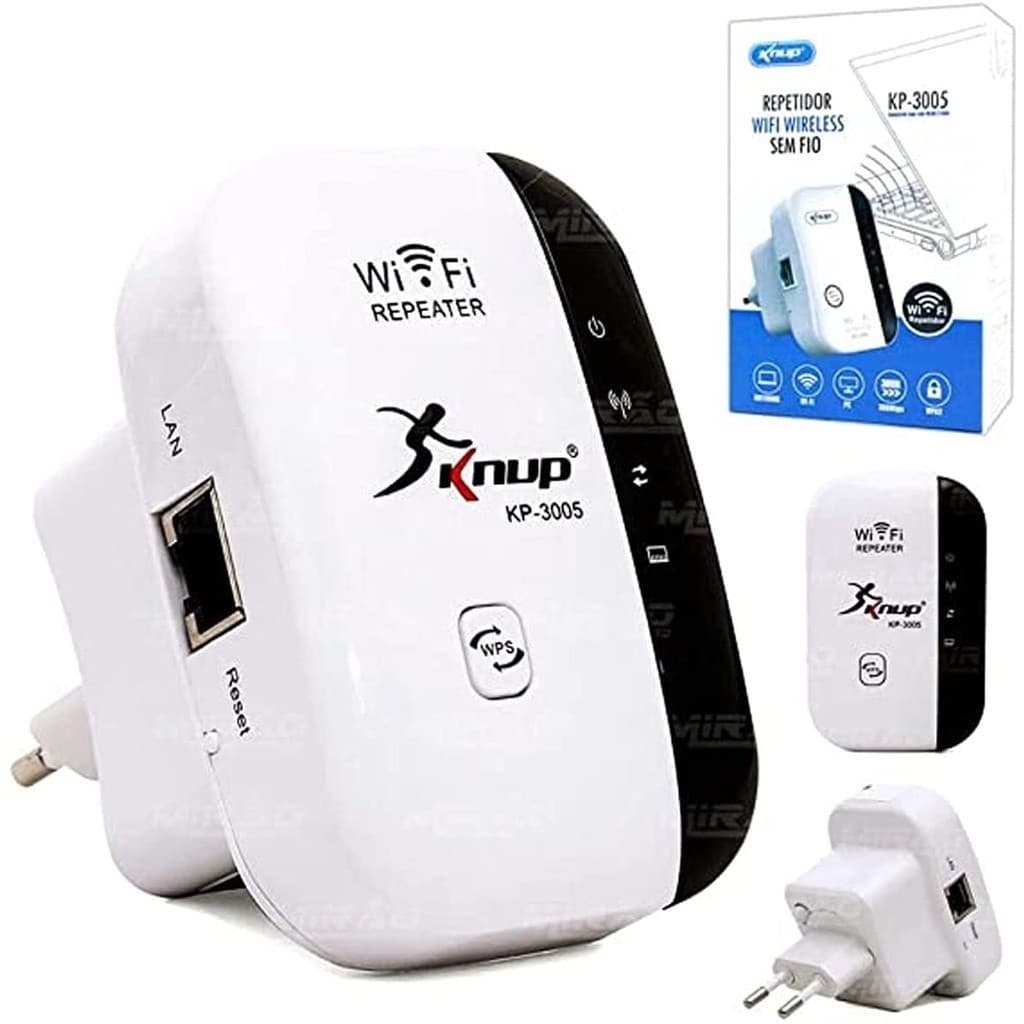 Sem fio 300mbps knup kp-3005 amplificador Wifi repetidor de sinal