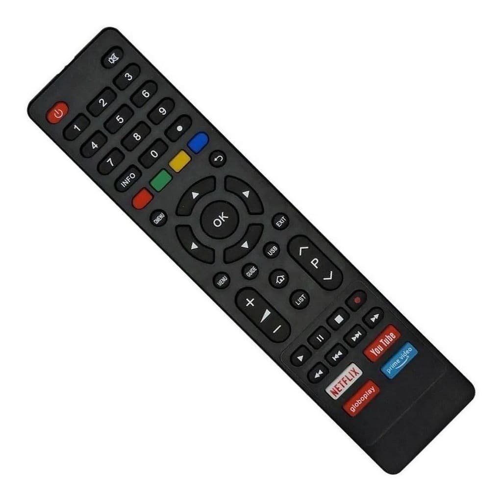 Controle Remoto Compatível Philco Ptv42g70n5cf Tv Smart Com Netflix