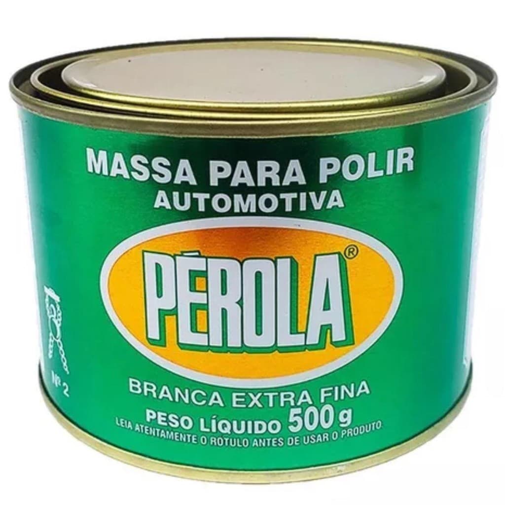 Massa Polir Perola Branca Extra Fina Nº2 500gr