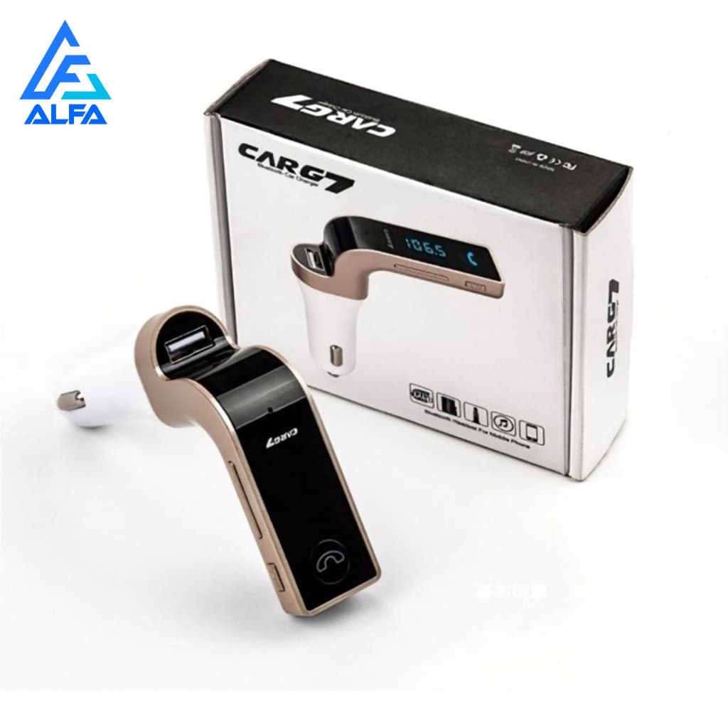 Carregador Para Carro Veicular Bluetooth Fm Transmissor G7 Mp3 Carg7