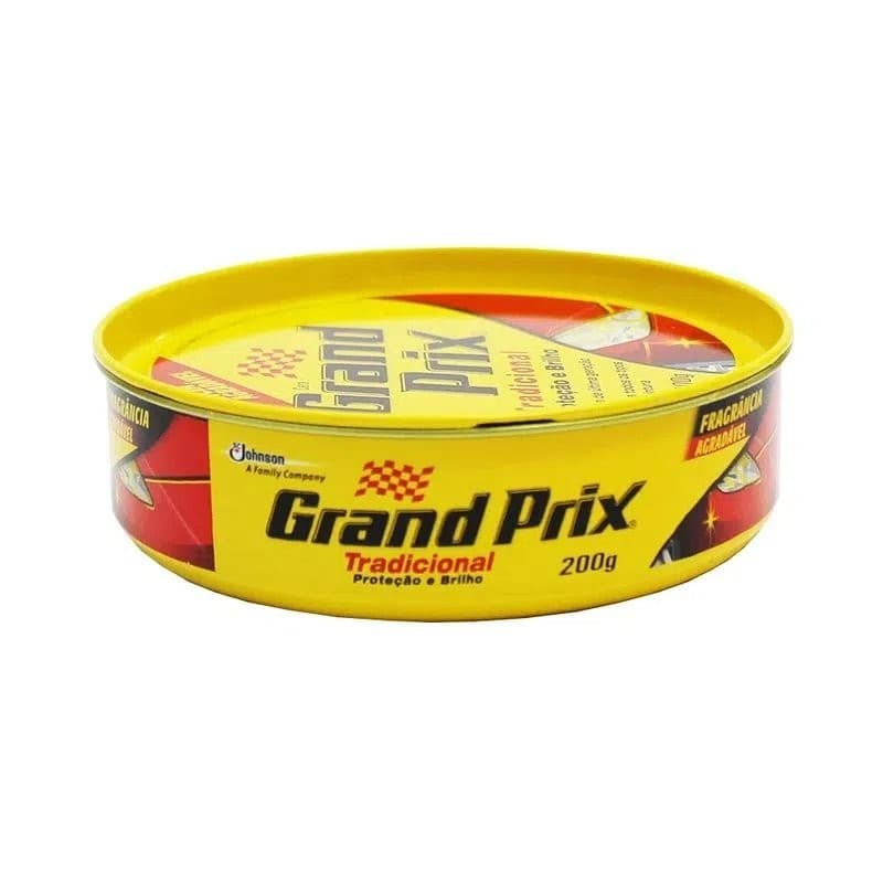 CERA AUTOMOTIVA EM PASTA GRAND PRIX PROTEÇÃO E BRILHO 200G