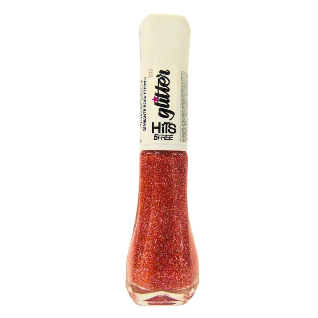 ESMALTE GLITTER HITS DIAMANTE ROSA ETERNO 8ML