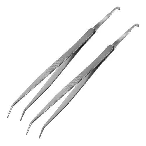 Kit 2 Pinças Com Pescador Máquina Costura Overlock Uso Geral