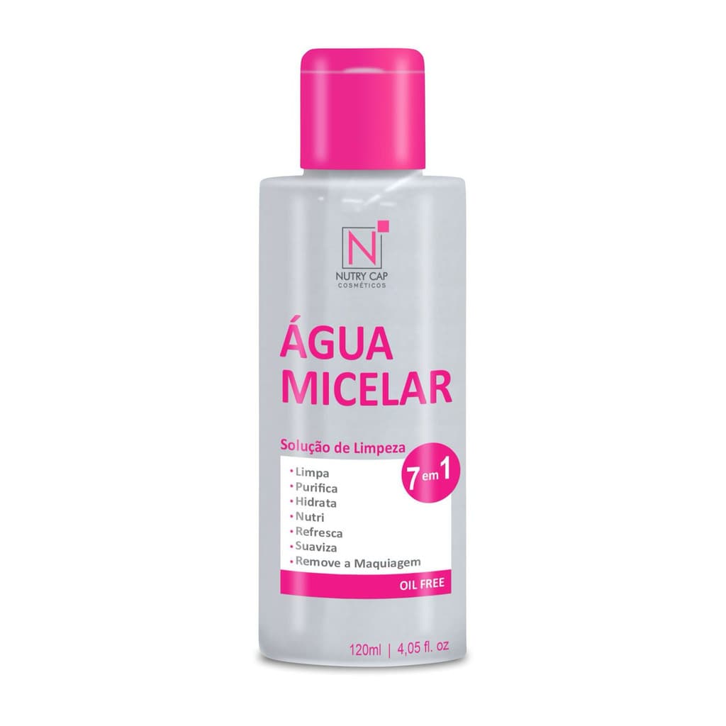 Água Micelar 7 em 1 Nutry Cap  120ml