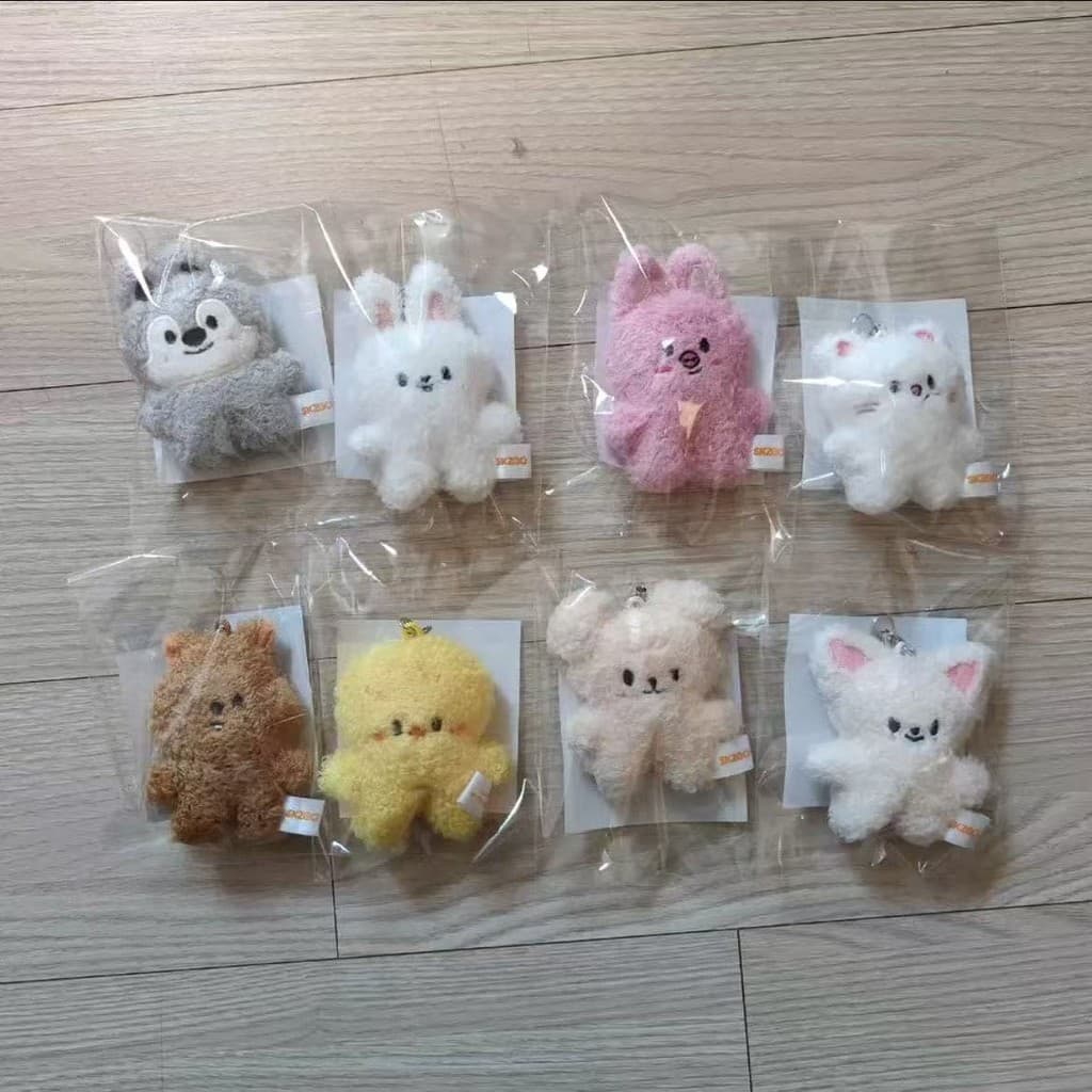 KPOP stary kids skzoo Pingente De Chaveiro De Pelúcia Infantil