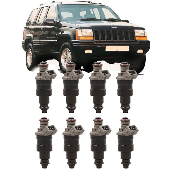 Kit 8 Bicos Injetores Dodge Dakota e Cherokee Sport - 53030778