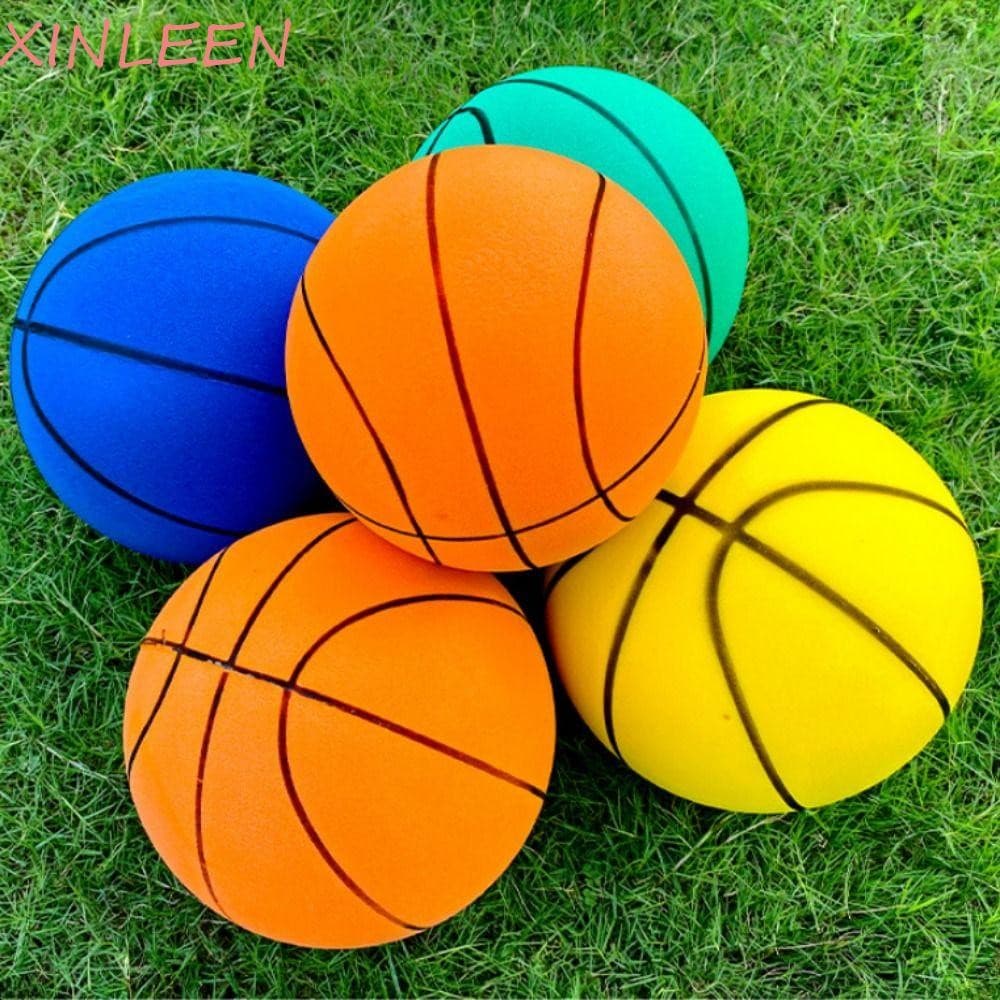 Basquete De Treinamento Silencioso XINLEEN , Bola Silenciosa Saltitante De Alta Elasticidade De 18 Cm/22/24 , Leve
