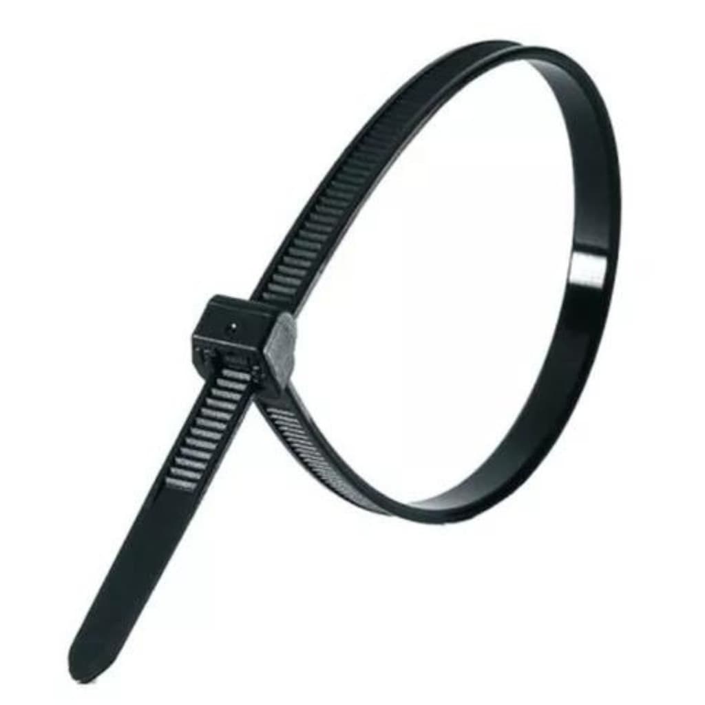 ABRACADEIRA DE NYLON PRETA 7,6 X 450 - 50 PCS FERTAK