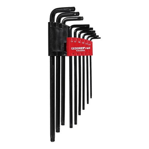 Jogo Chaves L Torx Hexalobular 9 Peças R36455009 Gedore Red