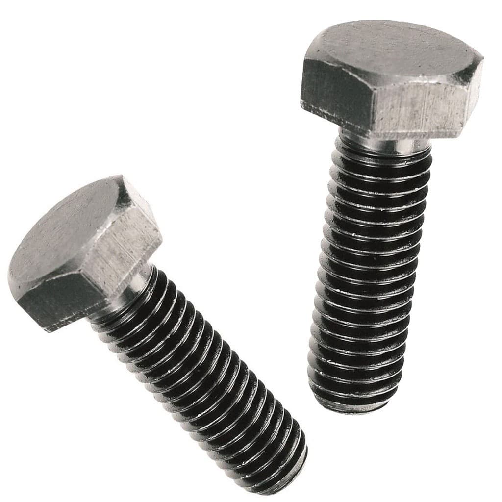 Parafuso Sextavado Rosca Inteira 5/8 x 2 UNC Ferro Polido c/ 20pçs
