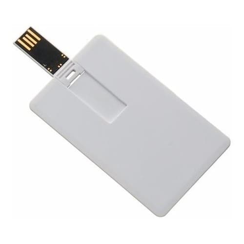 Kit 5 Pen Drive Cartão Liso ( Pen Card ) 8gb, Personalizável