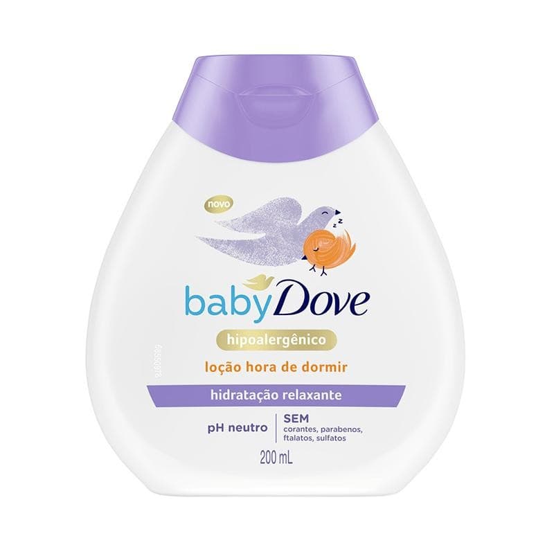 Loção Hidratante Relaxante Baby Dove Hora de Dormir 200ml