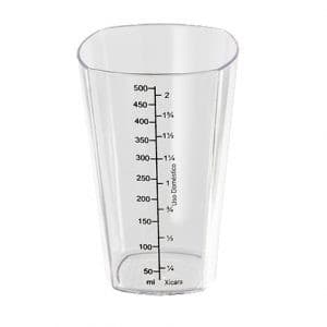 Copo Dosador 500ml Transparente Cristal