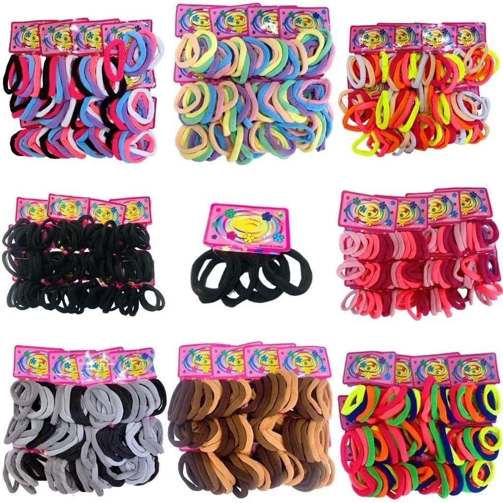 KiT 36-72 Elástico de Cabelo feminino Xuxinha rabicó para cabelo Atacado Radimi