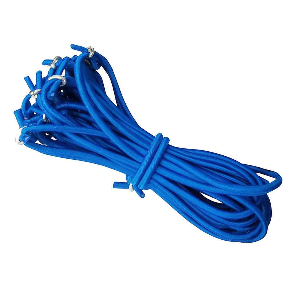Extensor Elástico Azul Duplo Para Capa Lona De Piscina Com 10 Unidades