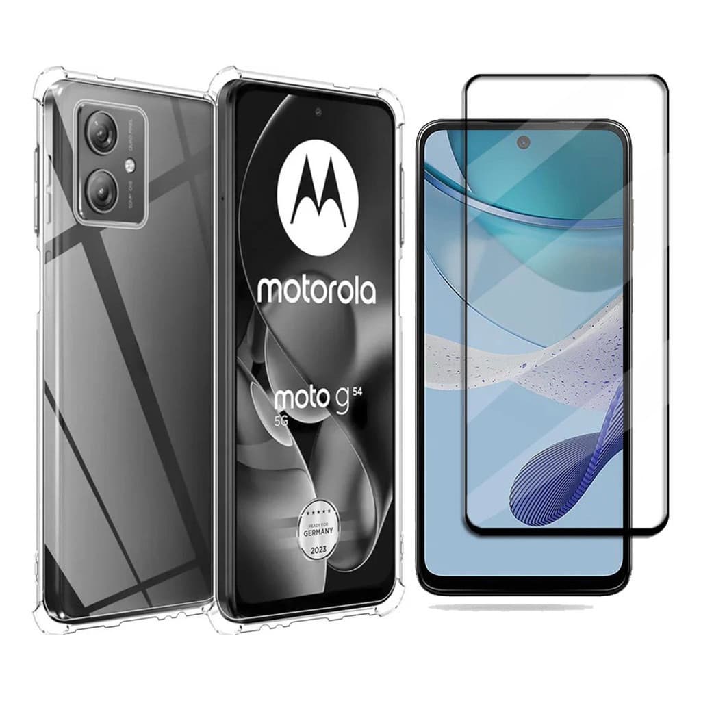 Capa Case Anti Impacto Para Motorola Moto G54 + Pelicula 3d