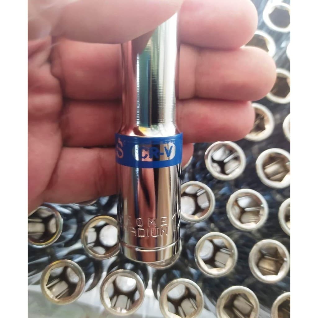 Soquete Cachimbo Alongada Pito Longo 1/2 Sextavado de 8mm a 32mm