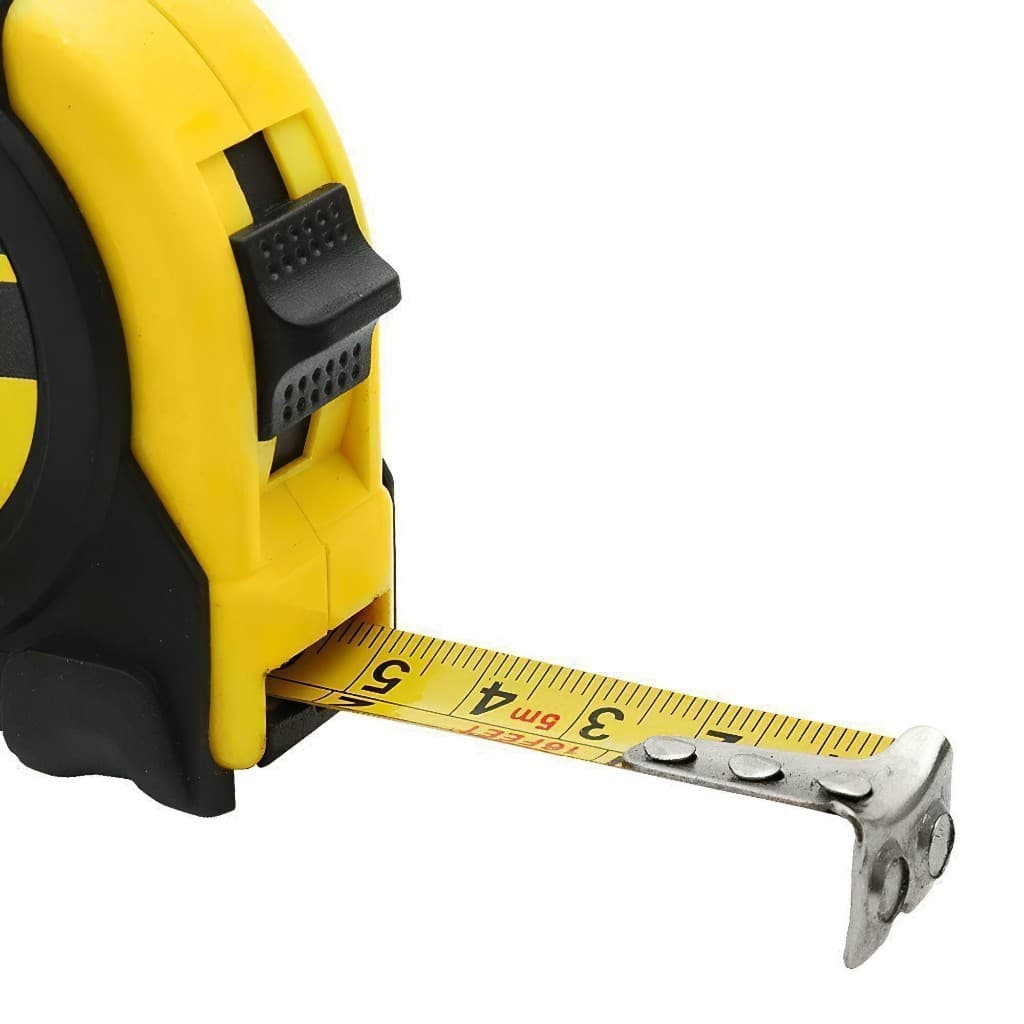 Trena de Aço 10m x 25mm com Trava e Emborrachada e com Alça - Fita Métrica