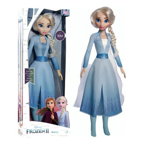 Boneca Elsa Frozen 2 55cm Disney Original Baby Brink 1740
