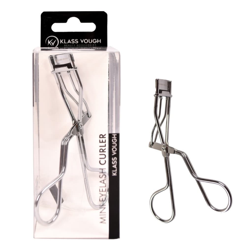 Curvador Delineador Cantoneira para Cílios Pequeno Eyelash Curler Aço Inox Klass Vough