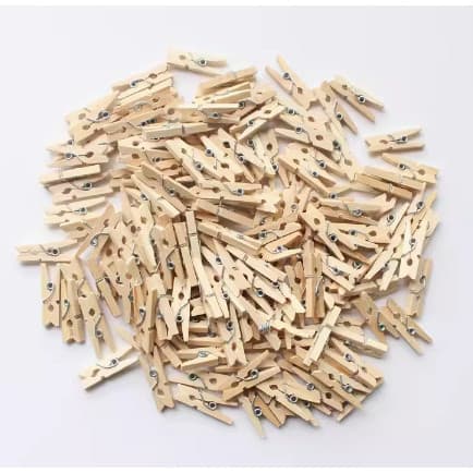 100 Mini pregador / Mini prendedor 2,5cm pronto entrega