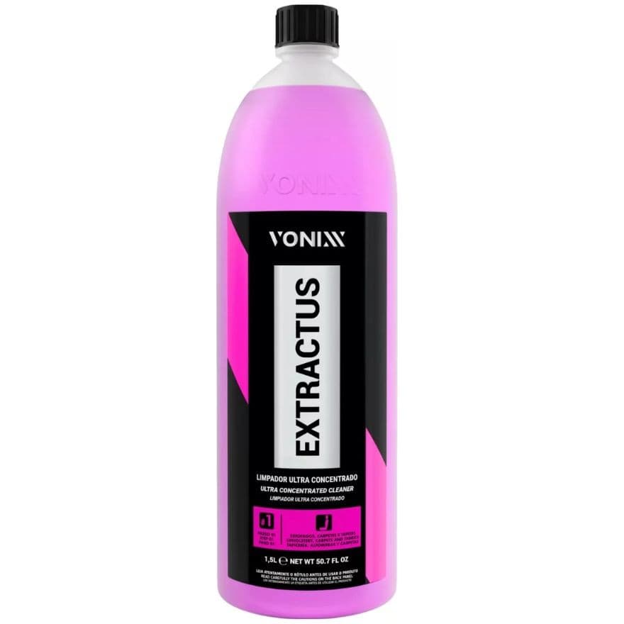 EXTRACTUS VONIXX 1.5L - LIMPA CARPETE ESTOFADO E TAPETES