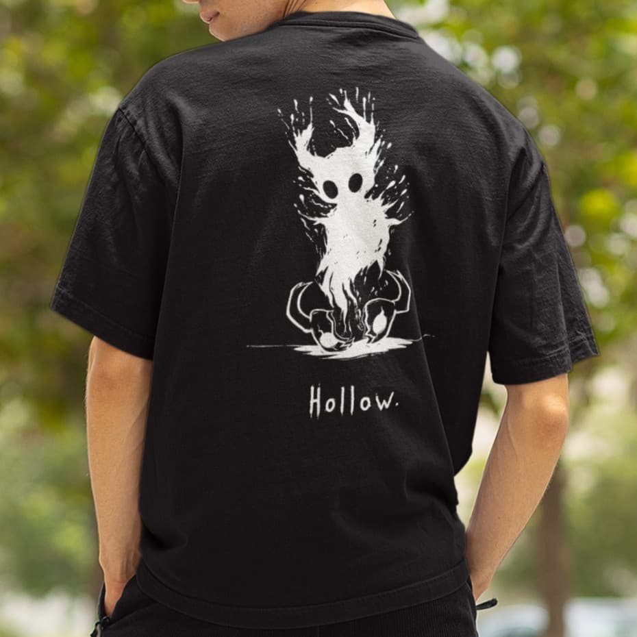 Camiseta Streetwear Jogo Vazio Oco Hollow Knight Cavaleiro 100% Algodão