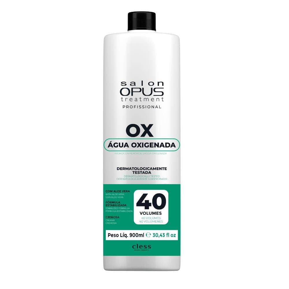 Água Oxigenada Descolorante Capilar 40V Salon Opus 900ml