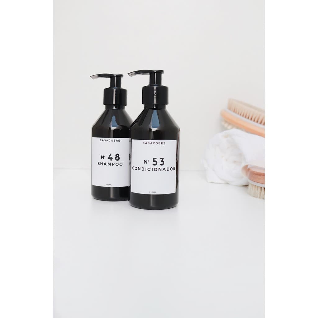 Mini Kit Black Banheiro 240ml - 2 Peças