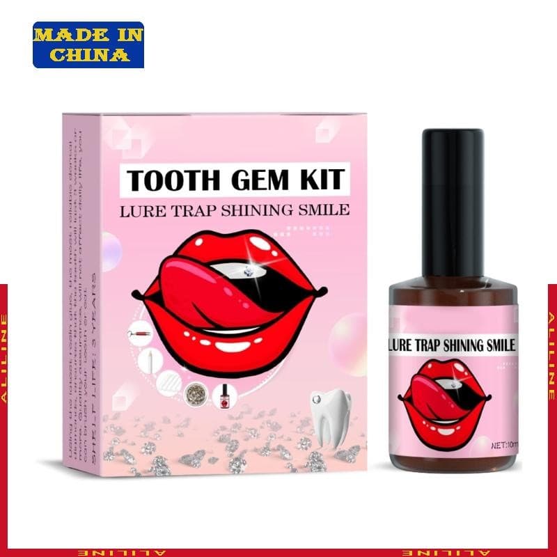 Kit Gemas Dente Joias Ornamento Elegante Artificial Dentes Reflexivos Orna