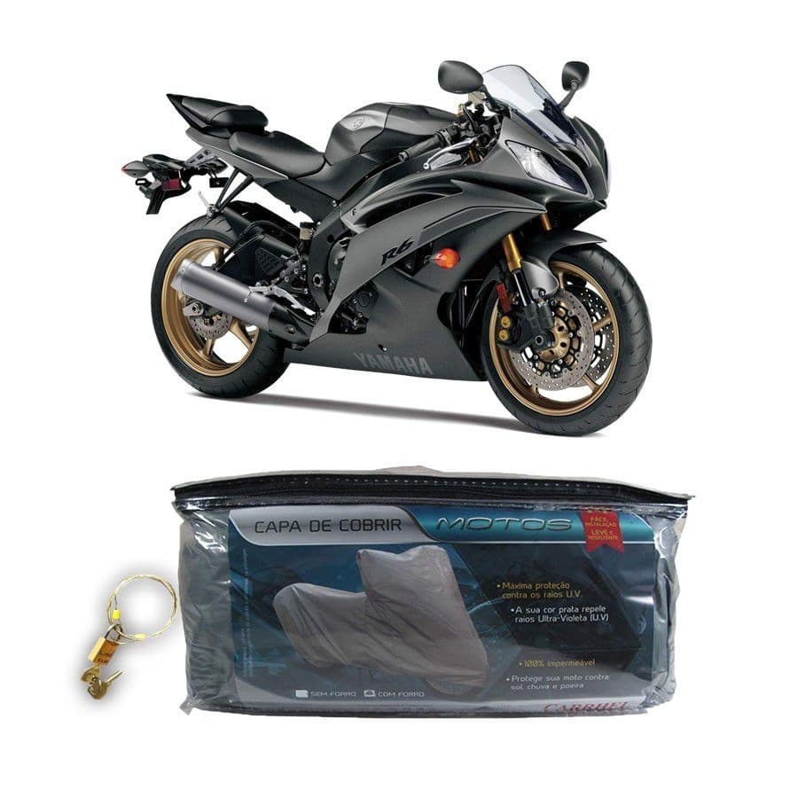 Capa com cadeado para cobrir YAMAHA YZF R6 M(205)