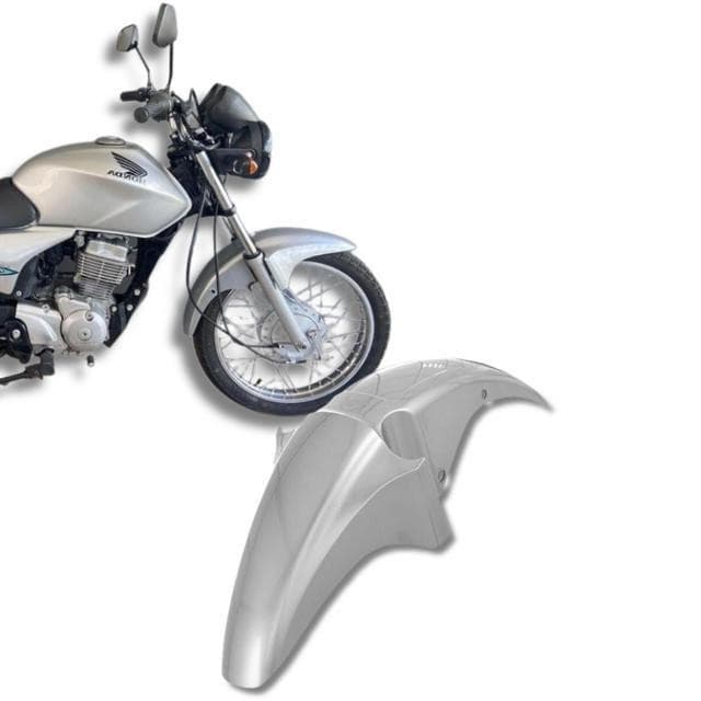 Paralama Dianteiro Titan150 Sem Suporte Prata 2006 2007