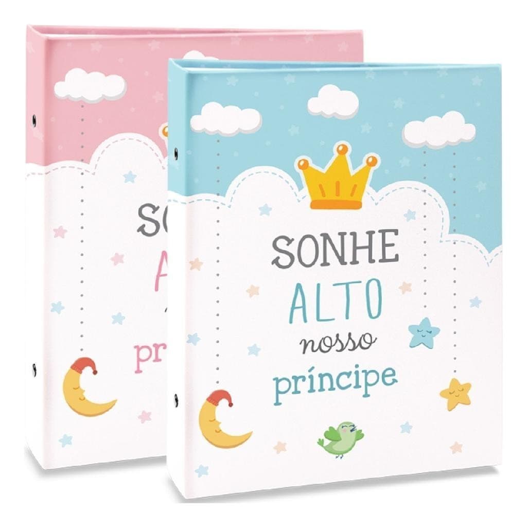Álbum Bebê Sonhe Alto 120 Fotos 10x15 Ical Principe Princesa
