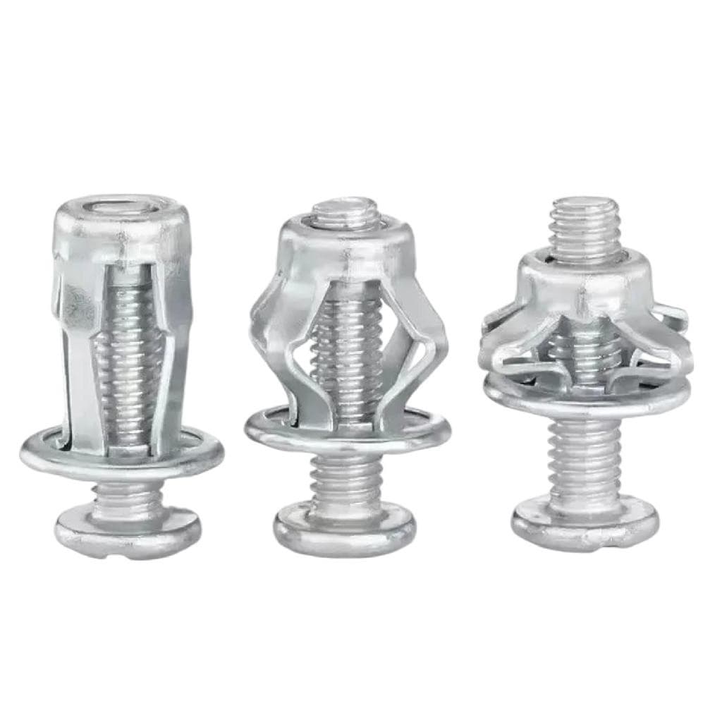 GRAMPOS REBITES DE EXPANSAO METAL KIT 10 UNIDADES M6X25MM