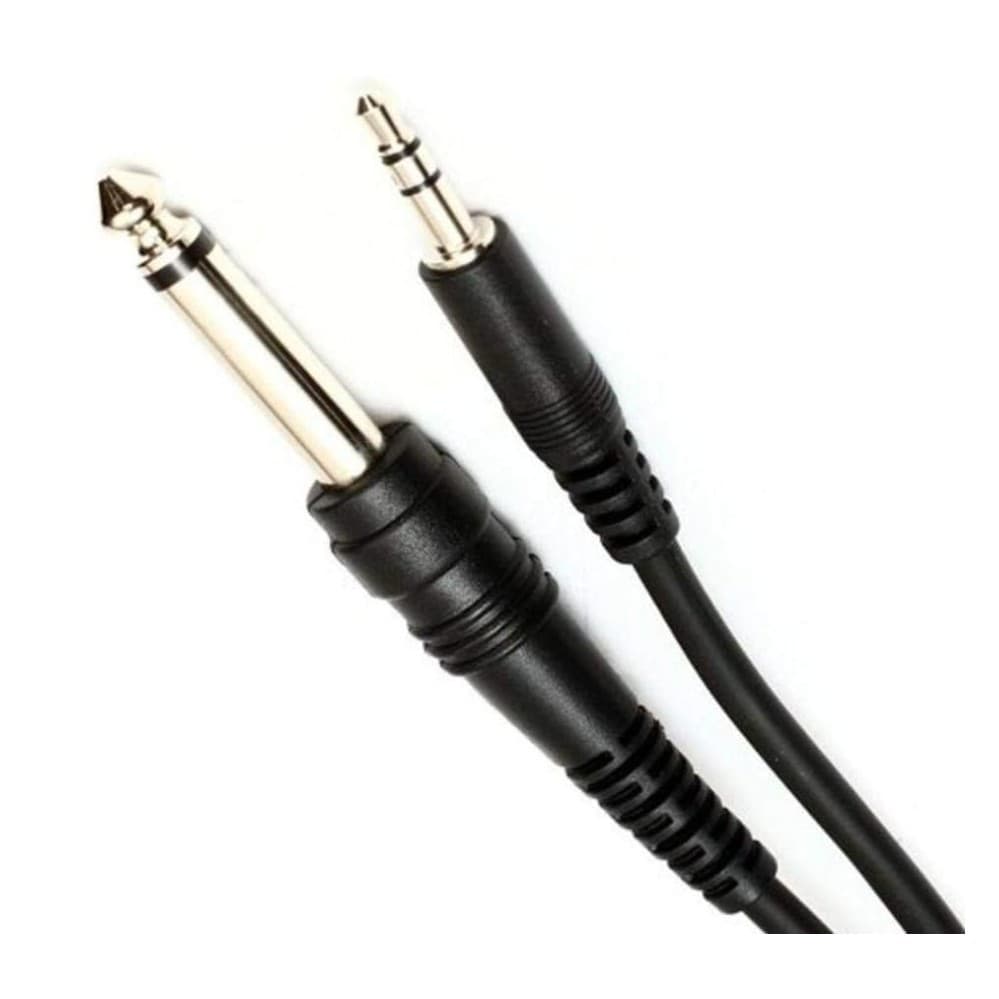 Cabo P2 P10 Estereo Profissional 1.5 Metros Adaptador Mesa Som