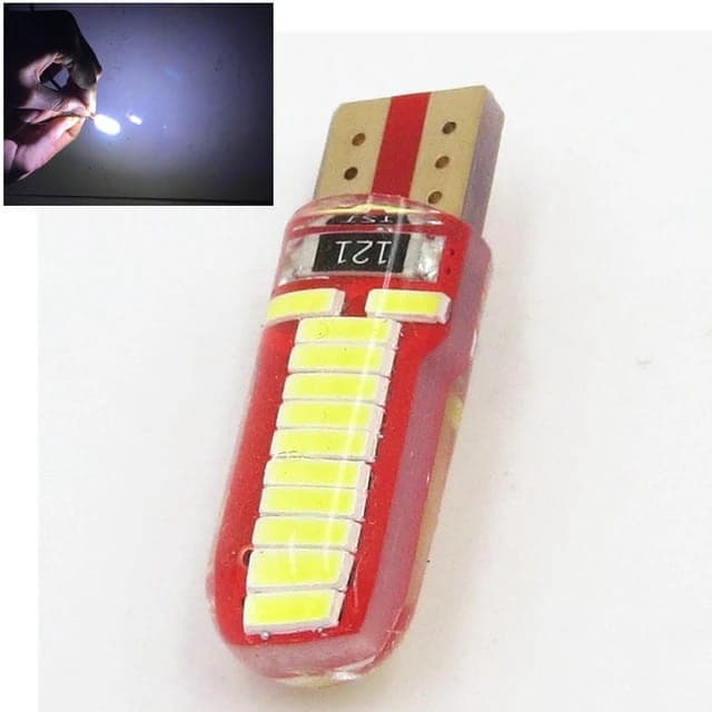 Lampada led pingo silicone atacado/revenda t10 com 10 unidades PROMOÇÃO