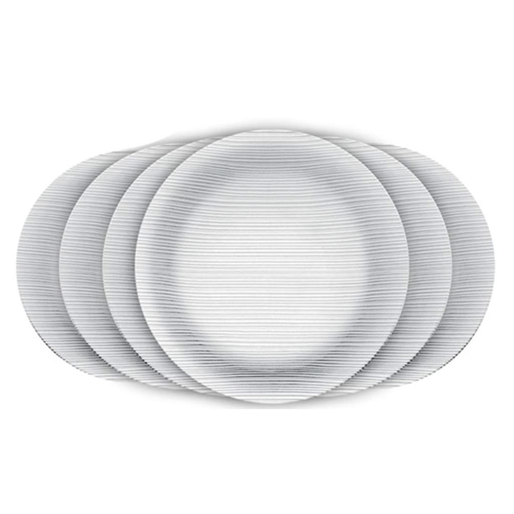 Prato Raso Vidro Duralex 23cm Diamante 6 Unidades - Nadir