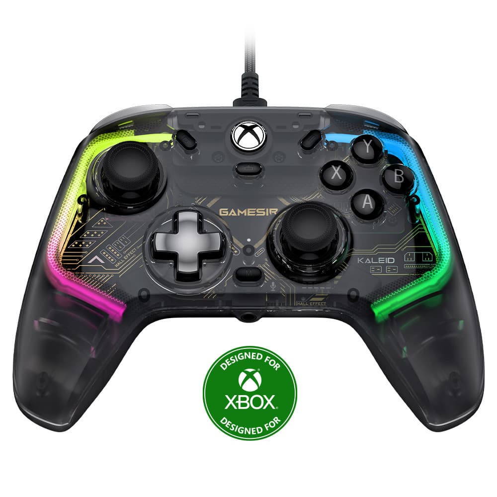 GameSir Kaleid Xbox Controller Wired Gamepad Para Series X , S , console De Jogos One , Com Joystick De Efeito Hall