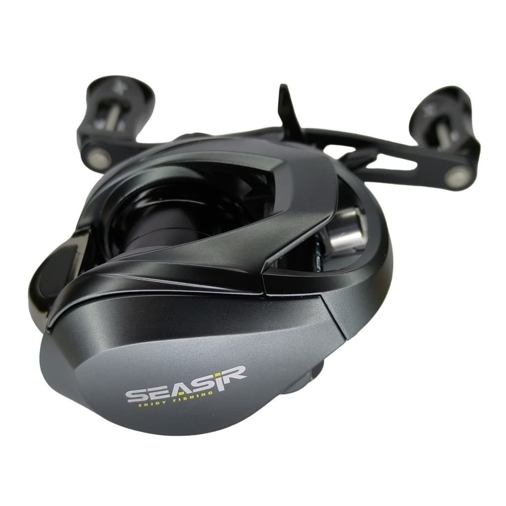 Carretilha Manivela Lado Mão Esquerda Seasir Cast-X 6+1 Rolamentos Gear Ratio 7.3:1 Drag 8.5kg 200g