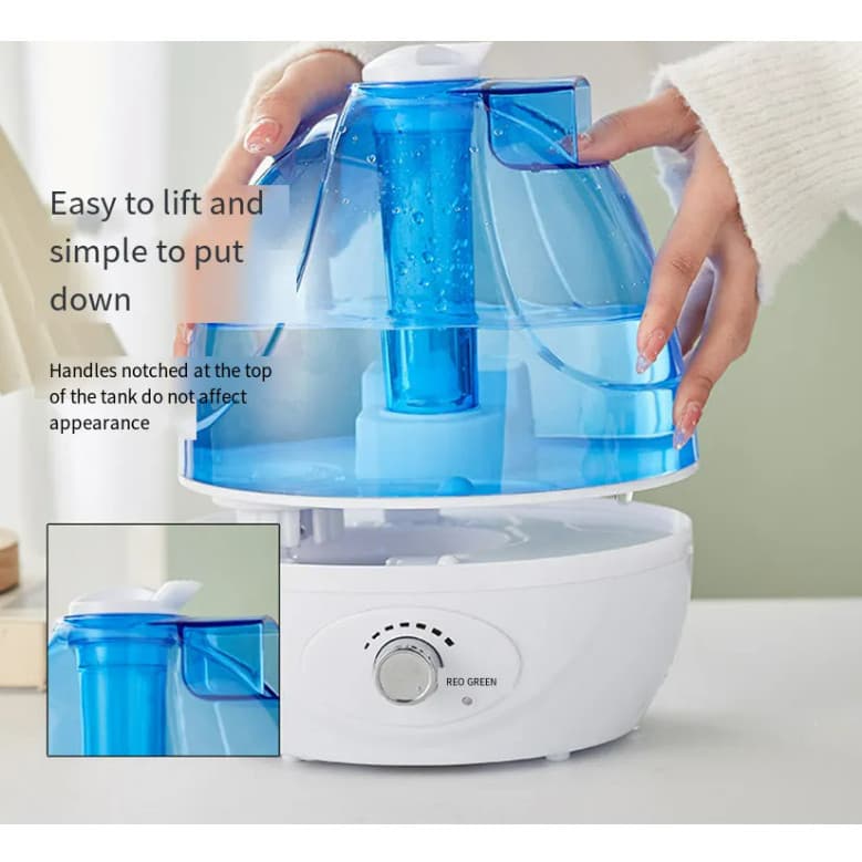 Umidificador de ar com tanque de água grande de 3.5L desligamento automático sem água e 24 horas de trabalho para quarto