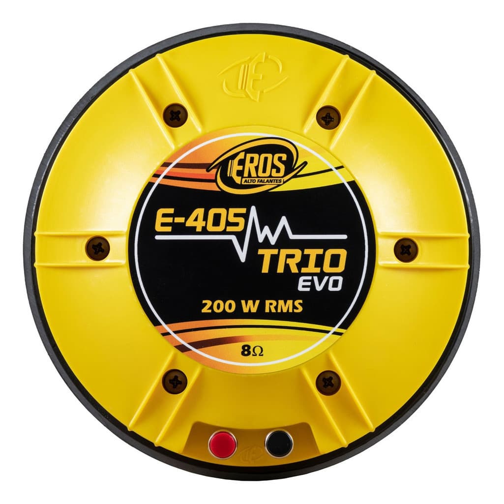Driver Profissional Eros E 405 Trio Evo 200w Rms Amarelo