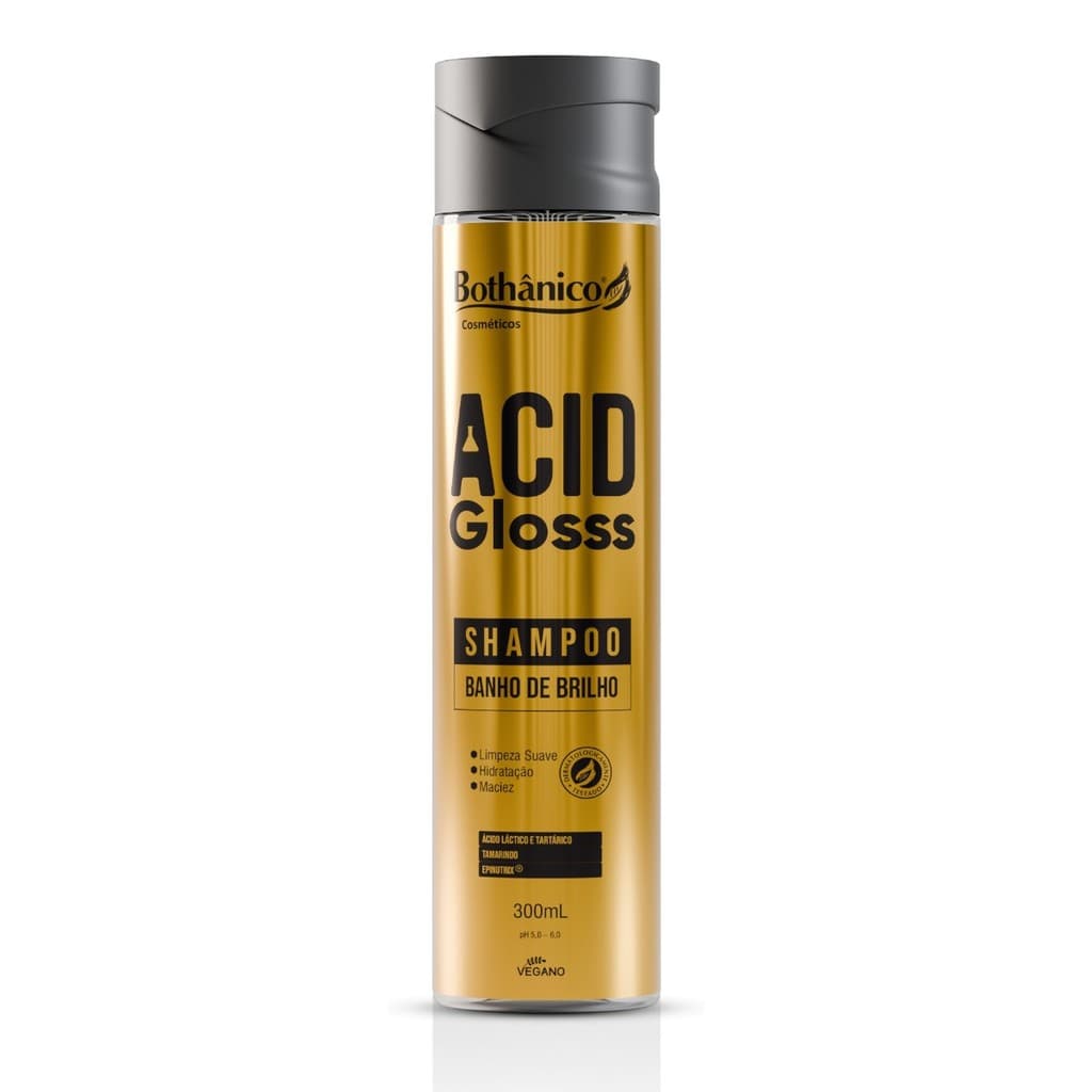 Shampoo Banho De Brilho Acid Gloss 300ml Bothanico