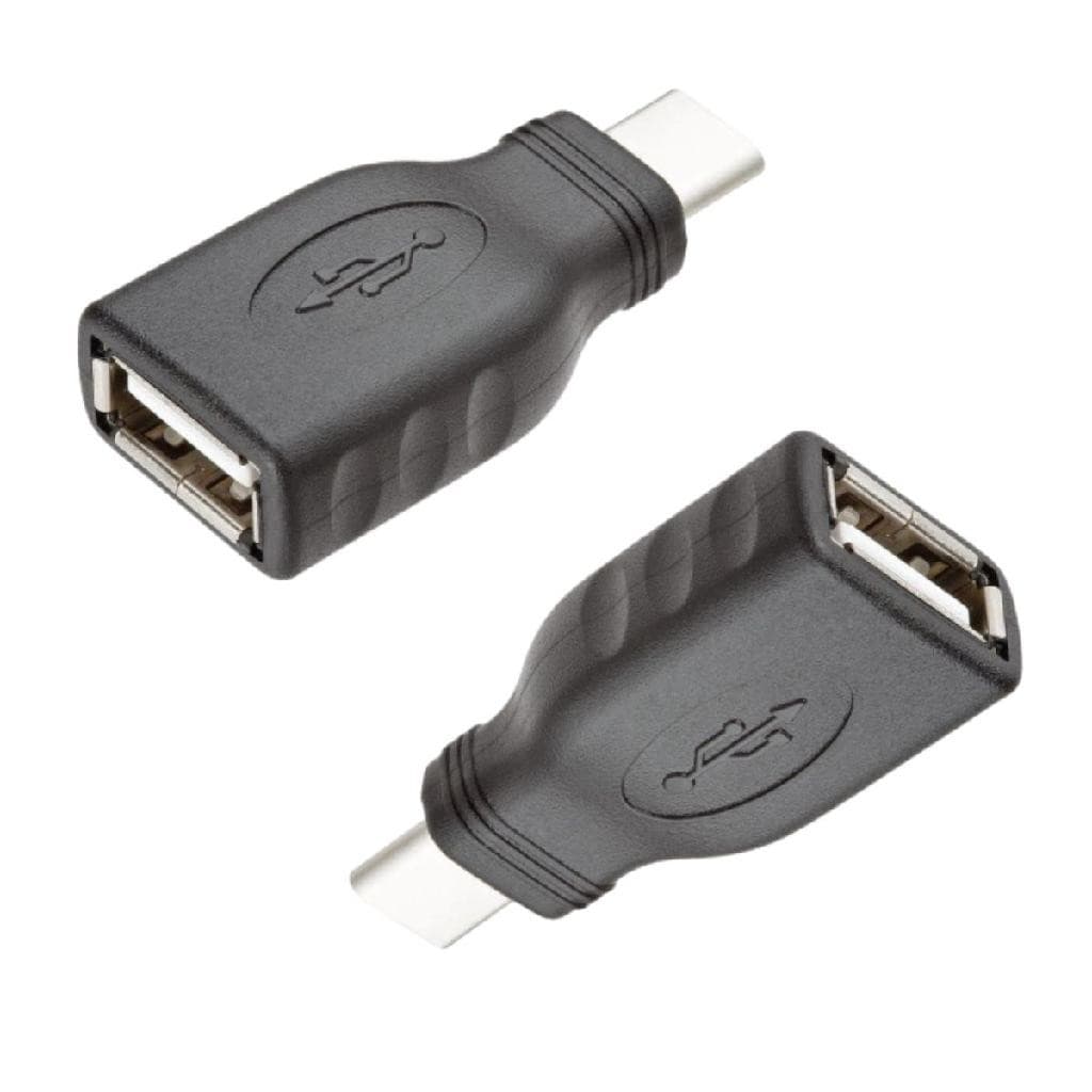 KIT 10 ADAPTADORES USB TIPO C 2.0 MACHO PARA USB FEMEA OTG